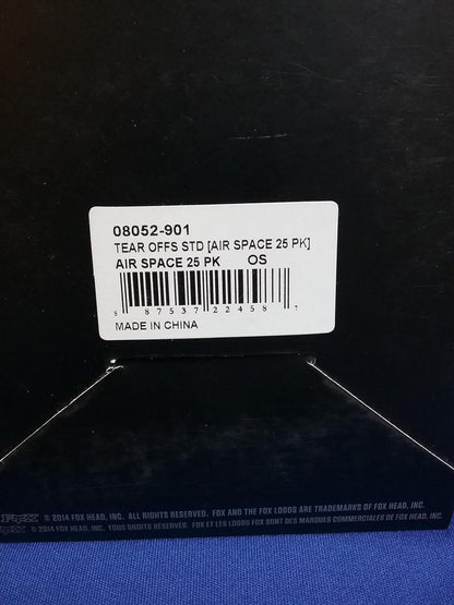FOX RACING AIR SPACE ADULT - TEAR OFFS  25 PACK  08052-901-OS