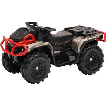 NEW RAY TOYS Can-Am Outlander - 1:18 Scale - Black/Brown/Red - without Plow   07373
