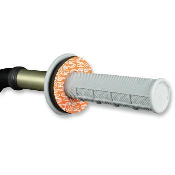 RENTHAL Grip Donutz - White/Orange   G204