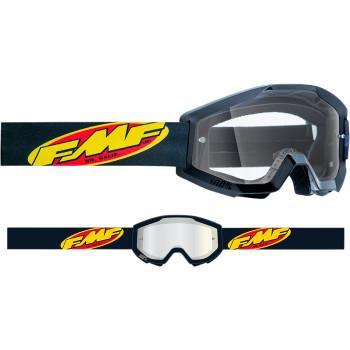 FMF VISION PowerCore Goggles - Core - Black - Clear  F-50400-101-01