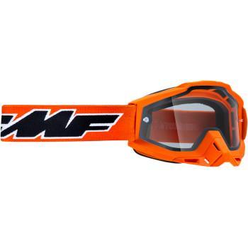 FMF VISION PowerBomb Enduro Goggles - Rocket - Orange - Clear   F-50202-501-05