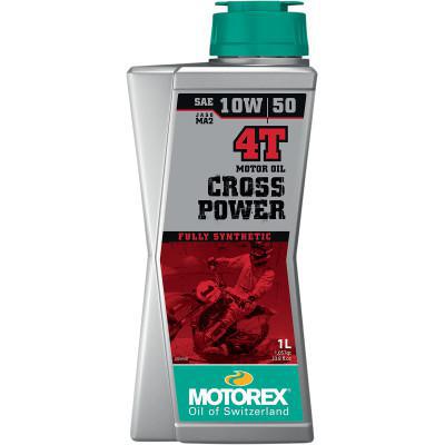 MOTOREX 4T 10W-50 CROSS POWER FULLY SYNTHETIC MOTOR OIL