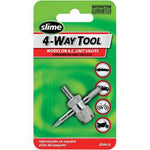 SLIME Tire Valve Tool 4-Way  2044-A
