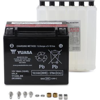 YUASA AGM Battery - YTX20L-BS - .93 L