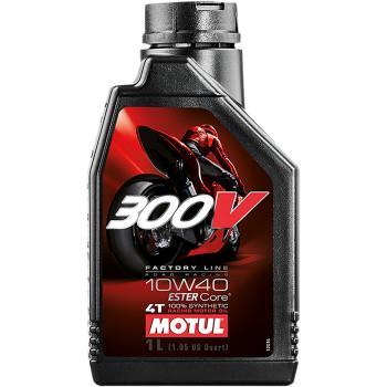 MOTUL 300V Factory Line Road Racing Synthetic 4T Engine Ester Oil - 10W-40