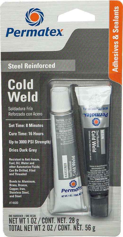 PERMATEX COLD WELD BONDING COMPOUND 1OZ 2/PK  765-1263