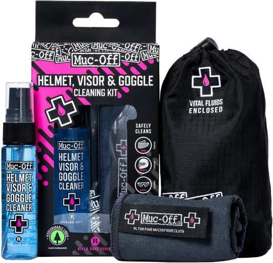 MUC-OFF VISOR/LENS/GOOGLE CLEANING KIT  202