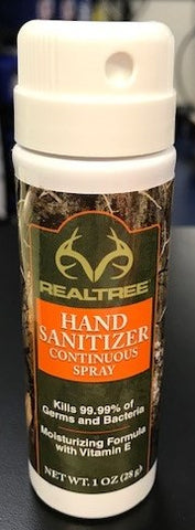 REALTREE HAND SANITIZER SPRAY (1 fl oz)
