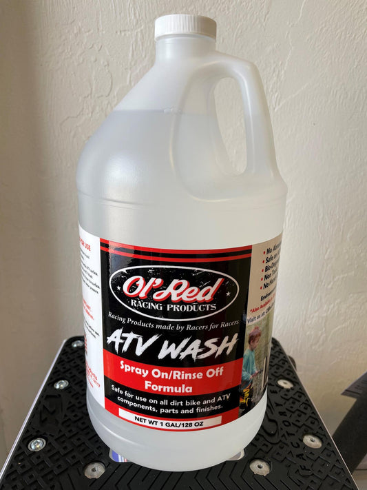 OL' RED ATV WASH SPRAY ON - RINSE OFF FORMULA 1 GALLON JUG