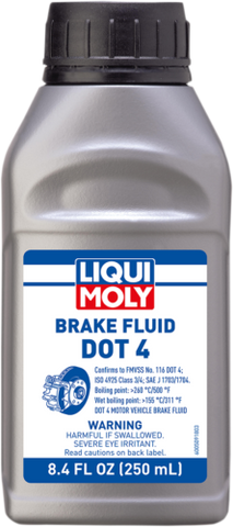 LIQUI MOLY DOT 4 Brake Fluid - 250ml 8.4 fl oz   20152