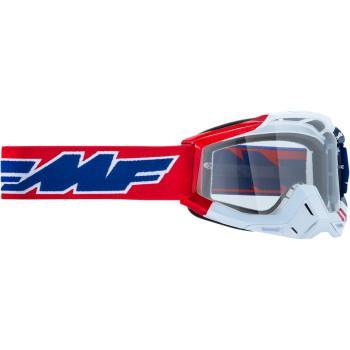 FMF VISION PowerBomb Goggles - US of A - Clear   F-50200-101-07