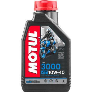 MOTUL 3000 Mineral 4T Engine Oil - 10W40 - 1 US Qt  107672