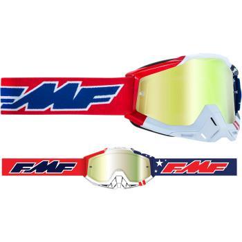 FMF VISION PowerBomb Goggles - US of A - Gold  F-50037-00006