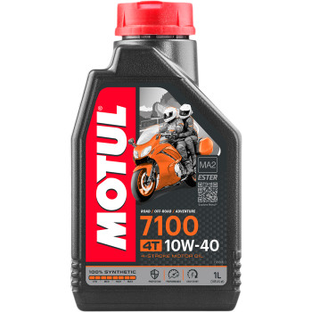 MOTUL 7100 4T Synthetic Oil - 10W-40 - 1 Liter   104091