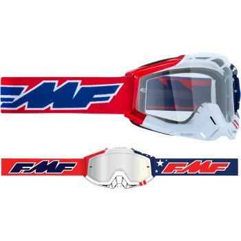 FMF VISION PowerBomb Goggles - US of A - Clear   F-50200-101-07